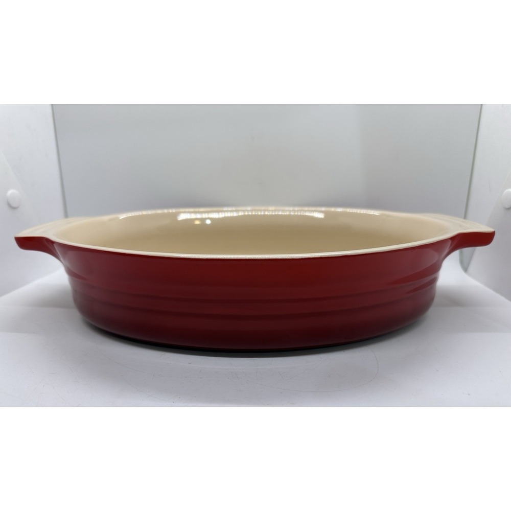 Le Creuset 27cm Oval Baker Casserole Dish Cerise Stoneware Ovenware